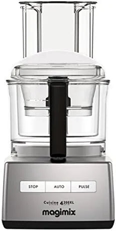 Robot de cuisine CS 4200 XL Magimix, poids 10,8 kg, largeur 21 cm, Chrome, acier inoxydable