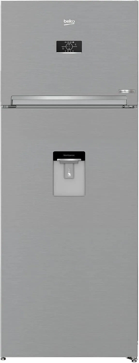 Beko modèle 455lt Rdne455e40dxbn, Frigo Doppia Porta Total Nofrost E 70cm Inox