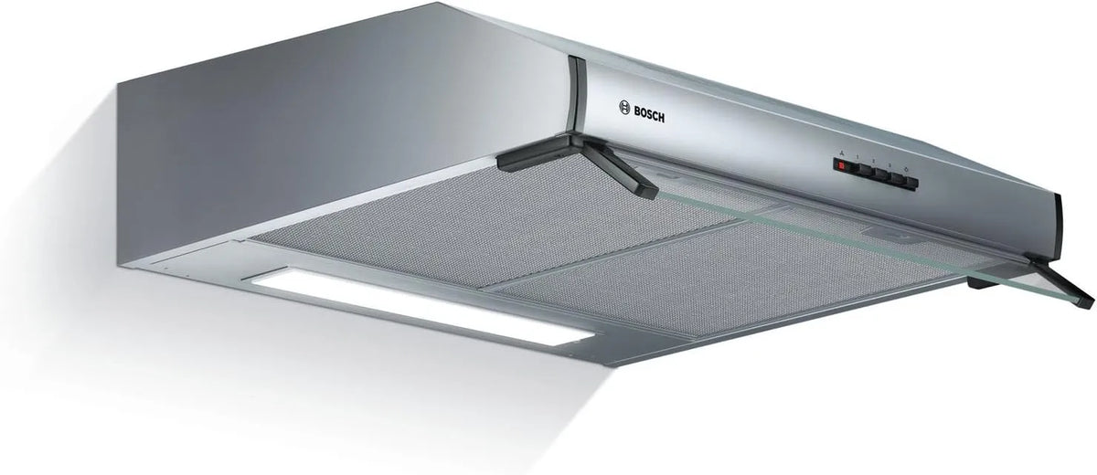 Bosch modèle, Hotte visière Série 4 sous-encastrable DUL63CC50, puissance 146 W, largeur 60 cm, Eclairage LED