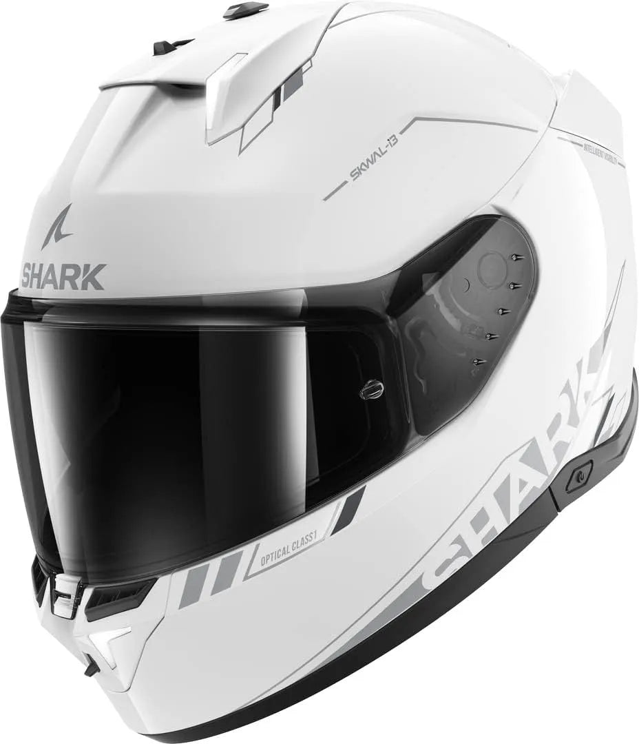 Shark casque moto, Moto intégral SKWAL i3 Blank SP finition blanche