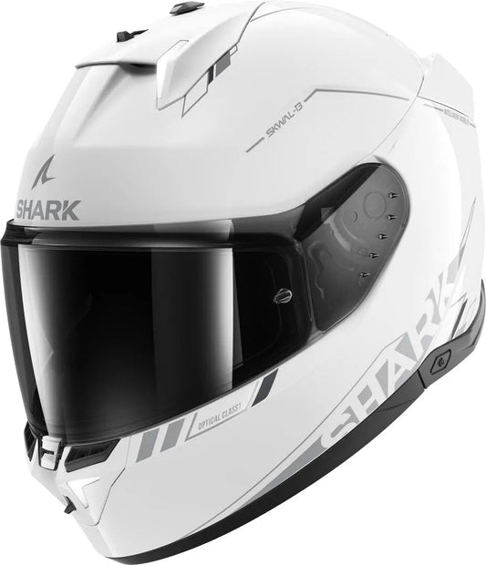 Shark casque moto, Moto intégral SKWAL i3 Blank SP finition blanche