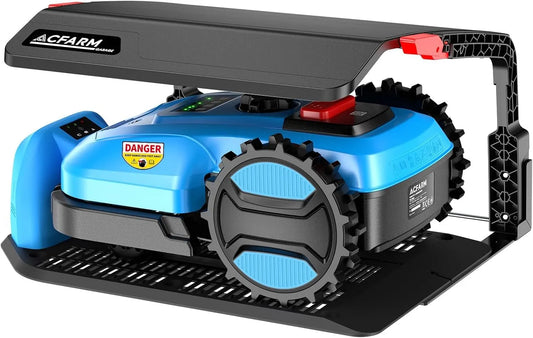 Tondeuse à gazon, automatique avec batterie 20 V 4,0 Ah et fonction application, robotique pour 0,25 acre 47 % de pente