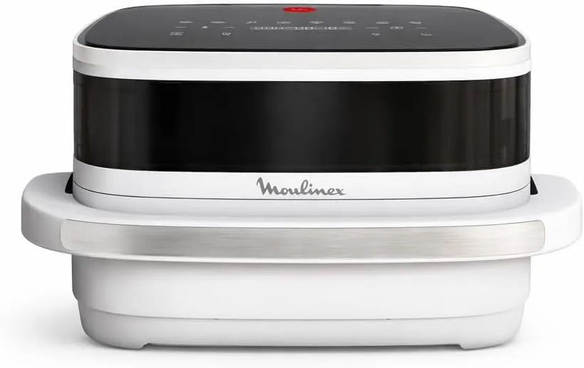 Moulinex modèle YY5876FB, Easy Fry XL Surface & Pizza 4L, capacité 4L, Air fryer, Très grande surface de cuisson, Compact, Fenêtre de visualisation