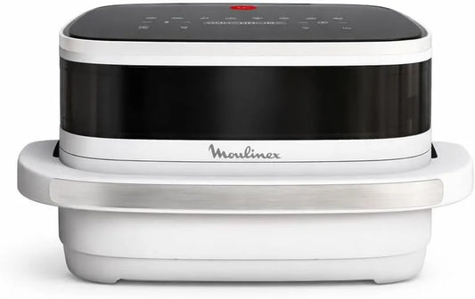Moulinex modèle YY5876FB, Easy Fry XL Surface & Pizza 4L, capacité 4L, Air fryer, Très grande surface de cuisson, Compact, Fenêtre de visualisation
