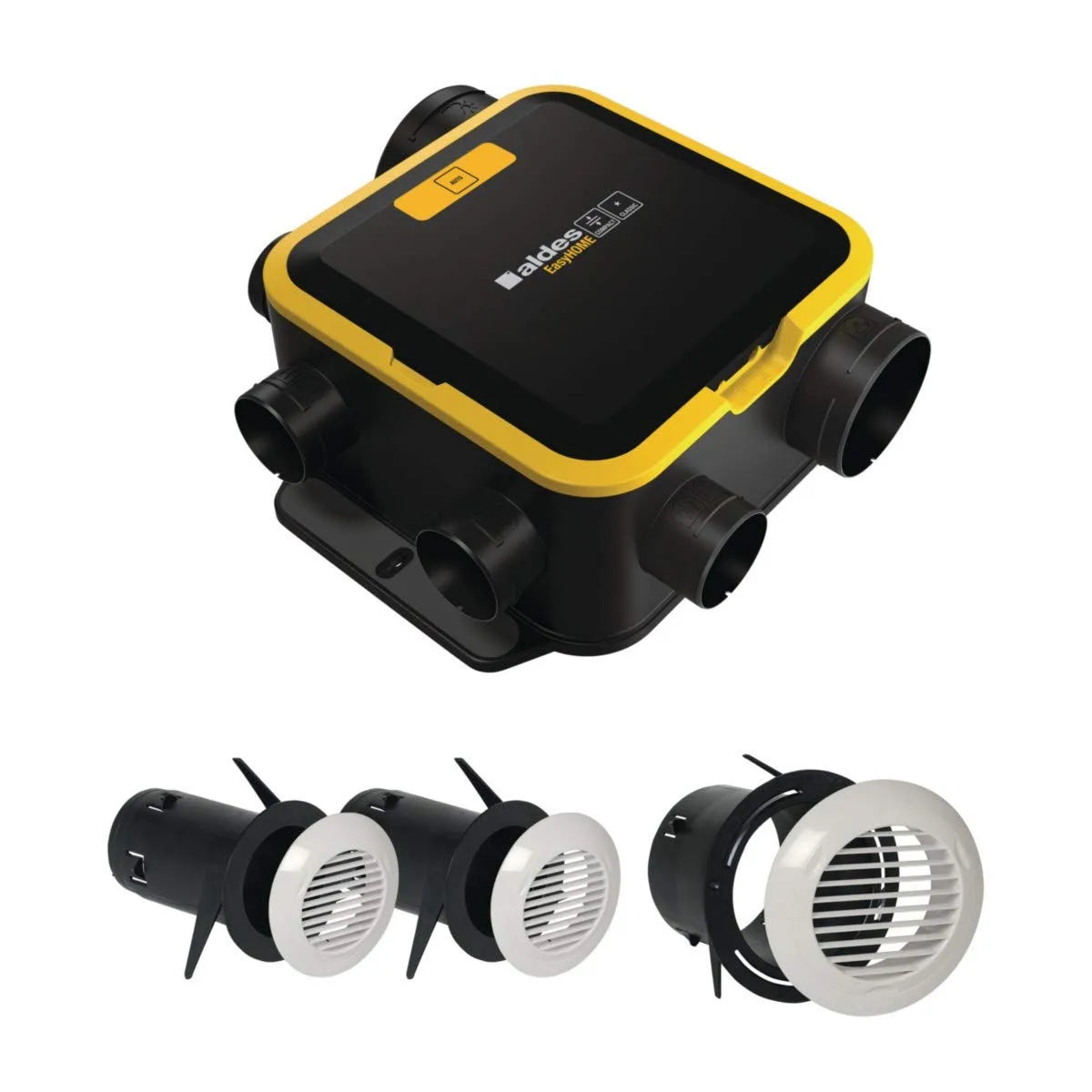 Auto compact + 3 grilles bip 11026035 kit easyhome, aldes