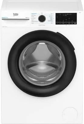 Beko lave-linge b300 BM3WFU410411B 1400, largeur 60 cm, Induction, min, finition blanche, poids 10 kg, hublot Série, Trs, classe énergétique A