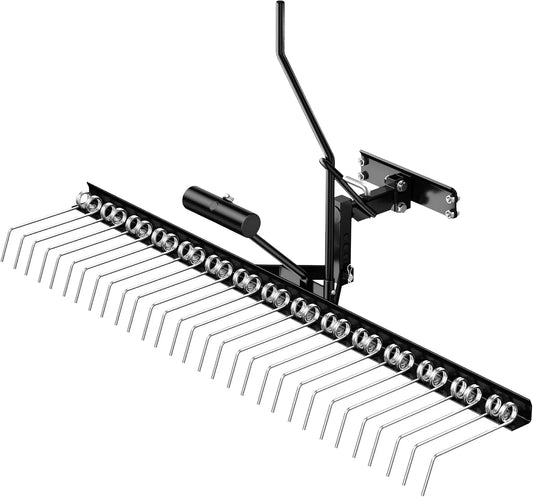 Wiltec tondeuse 1200, x 575 x 670 mm, Largeur de Travail 120 cm, Scarificateur tracté, pour Tracteur autoportée ATV