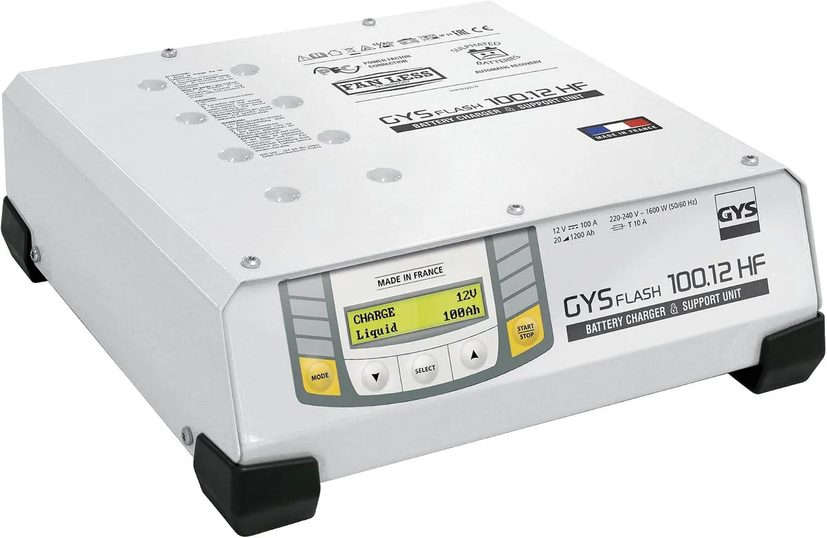029071 GYS Auto, Chargeur de batterie pour Voiture Capacité de batterie Jusqu'à 20 1200Ah