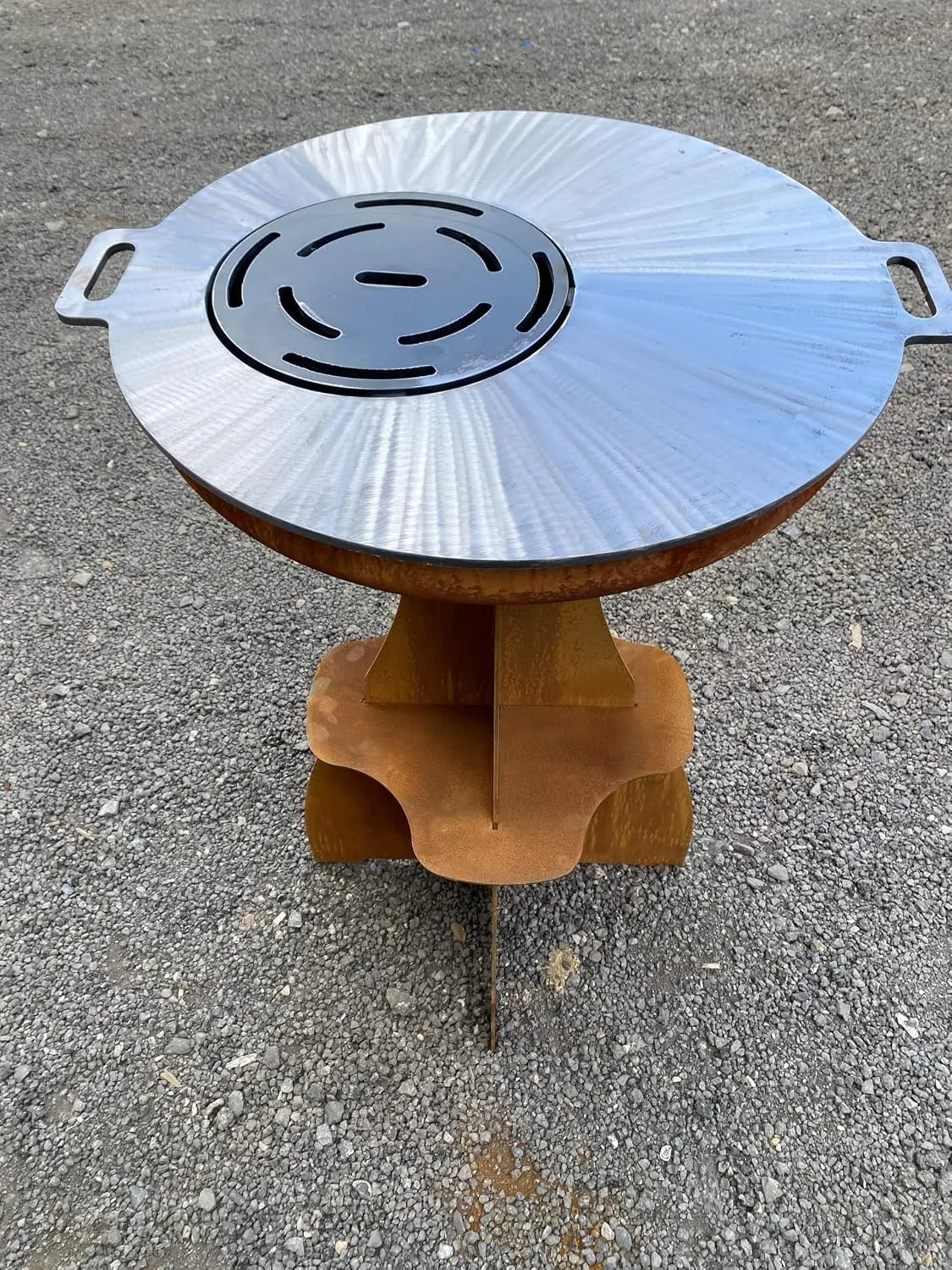 Barbecue, Brasero plancha Acier corten