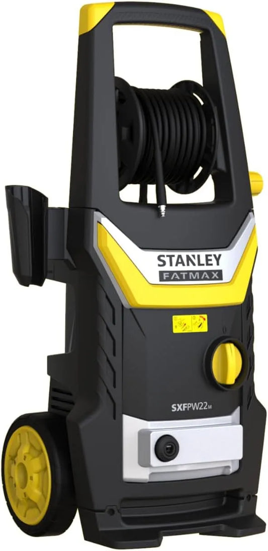 Nettoyeur haute pression SXFPW22M-E Stanley Fatmax, puissance 2200W 160 Bar, Jaune, finition noire