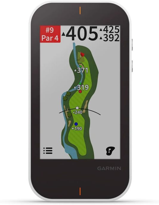 G80 Garmin Approach, écran Tactile 3,5', GPS de Golf Portable Tout-en-Un avec Moniteur de Lancement intégré, finition noire, finition blanche