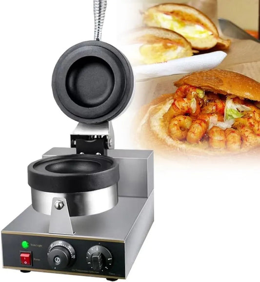 Hamburgers Professionnelle Machine À, Appareil À Sandwichs 1300 W, Chauffe-Burgers, Presse À Panini, Gaufrier, Température Ré, Single Head