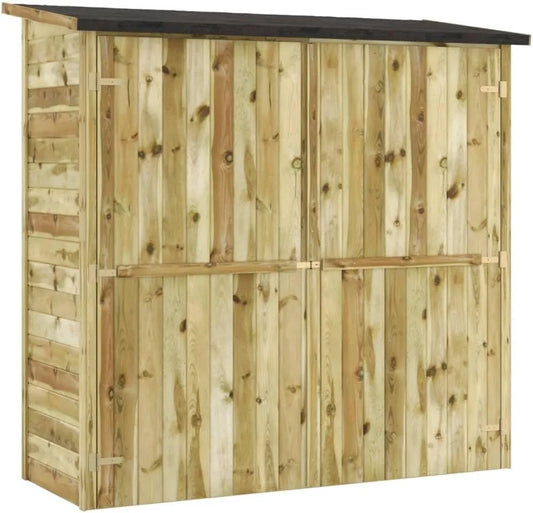 Abri à outils 45307, Pinède imprégnée 182x76x175 cm, Maison & Jardin, Pelouses & Jardins, Vie en extérieur, Structures extérieures