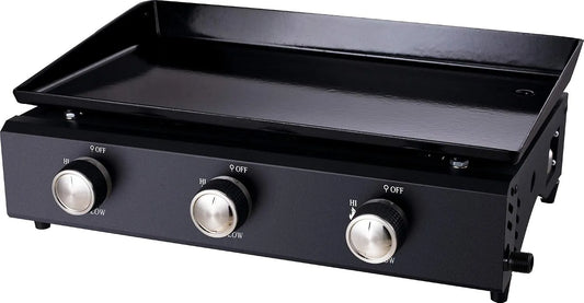 À gaz 3 bruleurs Friodis Plancha, Surface de Cuisson 59,5 x 36,5 cm