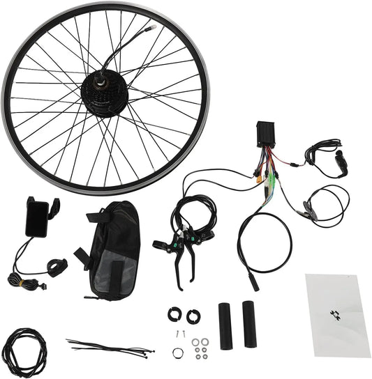 Vélo électrique 700C, Kit de conversion de 28' 29' 250 W 36 V Kit de conversion pour Roue arrière, avec 5 niveaux de vitesse Écran LCD, Moteur