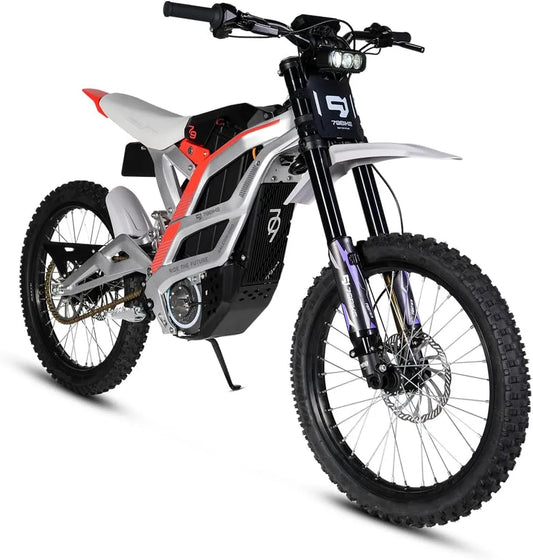 Vélo électrique 79Bike, moto électrique de 19 pouces avec batterie au lithium 72 V 35 Ah, autonomie de 125 km, moteur 10 kW, 410 Nm