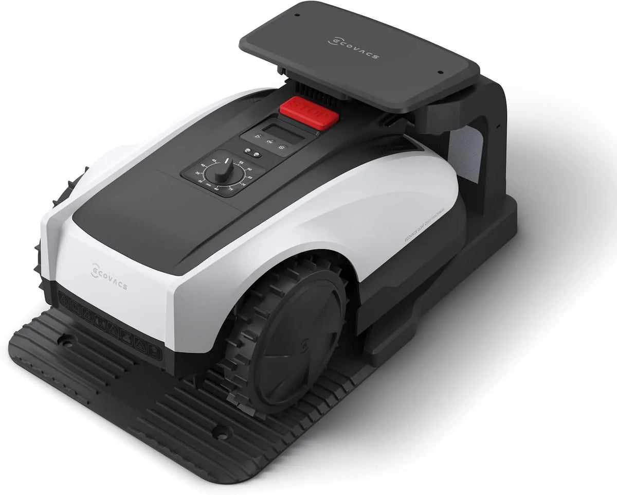Ecovacs tondeuse O500, Goat Robot panoramique 500 ㎡, Passage de 0,7 m, cartographie Automatique, sans Configuration, Tonte personnalisé