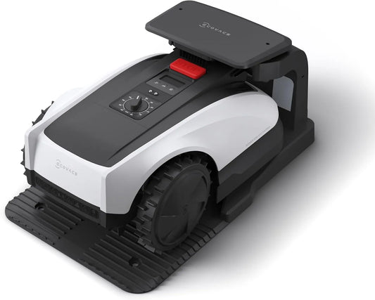 Ecovacs tondeuse O500, Goat Robot panoramique 500 ㎡, Passage de 0,7 m, cartographie Automatique, sans Configuration, Tonte personnalisé