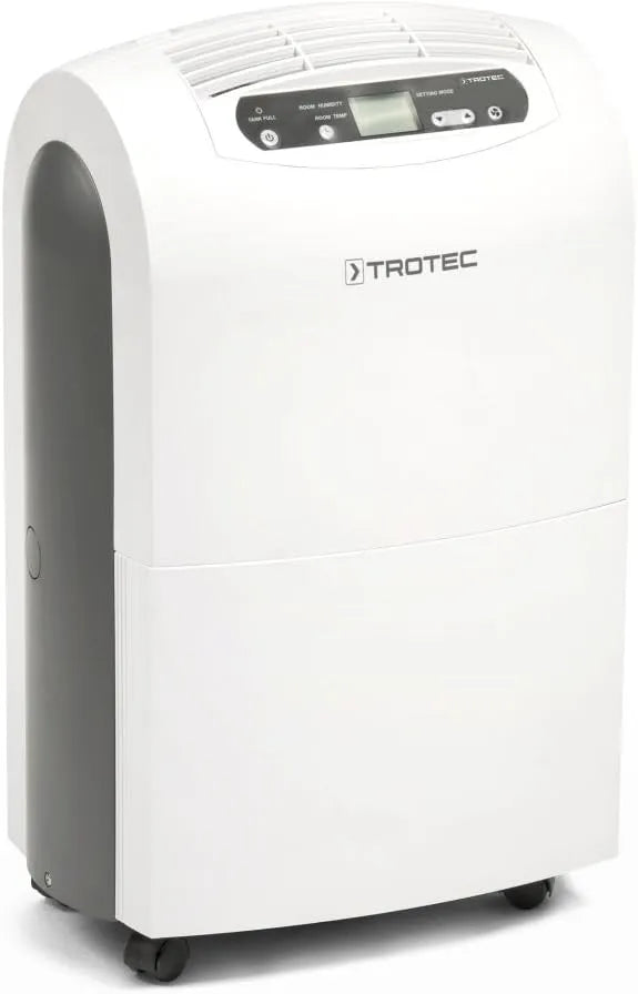Trotec déshumidificateur TTK 100 E L/24h, Capacité 30 L, Mode continu ou Bac 4,3L, surface 90 m², 230 m³, électrique, modèle L