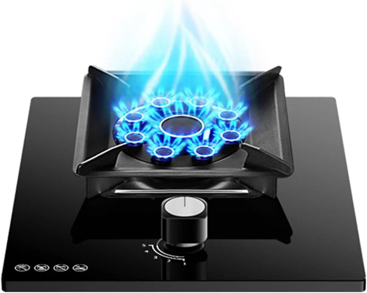 Cuisinière à gaz, Feu Élevé À 9 Cavités, À 1 Brûleur, puissance 5,2 KW, Avec Protection Contre Les Flammes For La Cuisine À Do