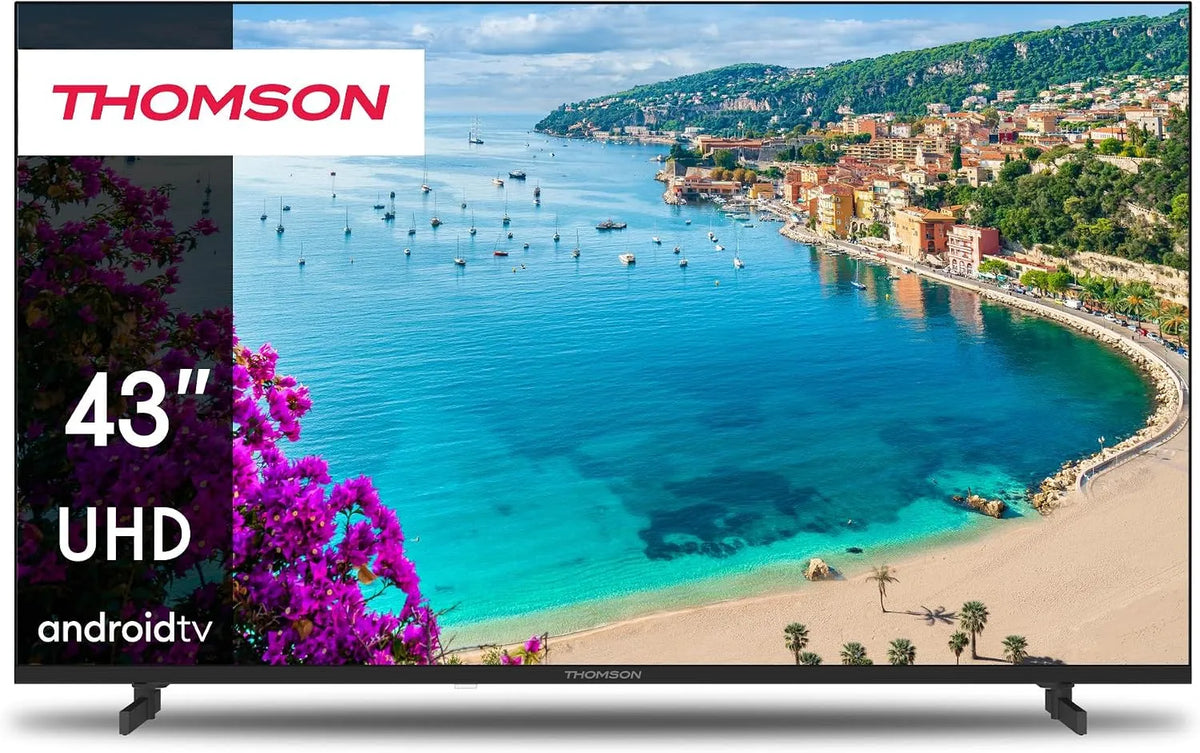 Modèle Pouces, 4K Ultra HD Smart Android TV THOMSON 43 43UA5S13, largeur 109 cm, Google Assistant, Dolby Digital, Triple-Tuner, Satellite, HDMI, CI+