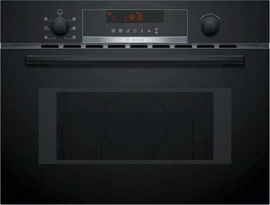 Bosch four CMA583MB0, Série 4, micro-onde combiné, Encastrable, finition noire