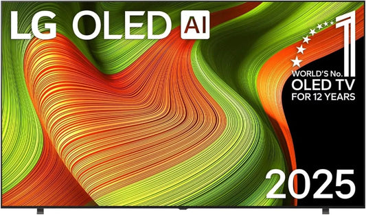 LG téléviseur OLED83B59LA Gen2, webOS 25, 120 Hz, largeur 210 cm, année modèle 2025, 4K OLED AI