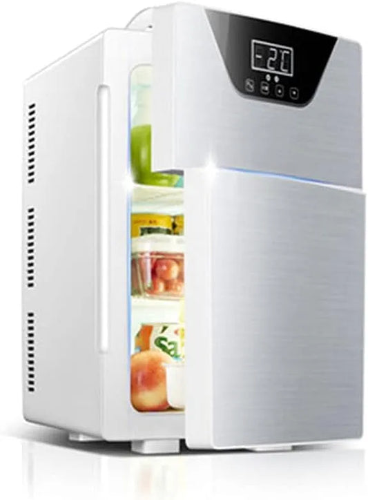 Réfrigérateur Car Freezer Mini, capacité 20L, avec Affichage Tactile Double Porte 12V Réfracteur de Voiture