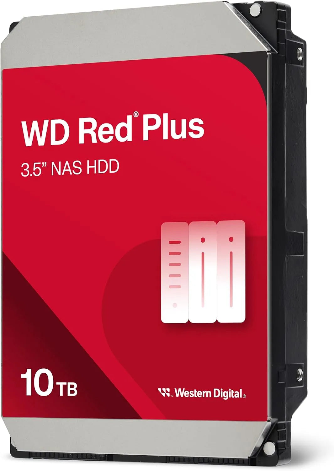 Modèle 6Gb 6Gb 10TB 6Gb/s 512MB WD Red, 7200 RPM, Cache, Plus NAS 3.5' Internal Hard Drive, SATA 6Gb, CMR
