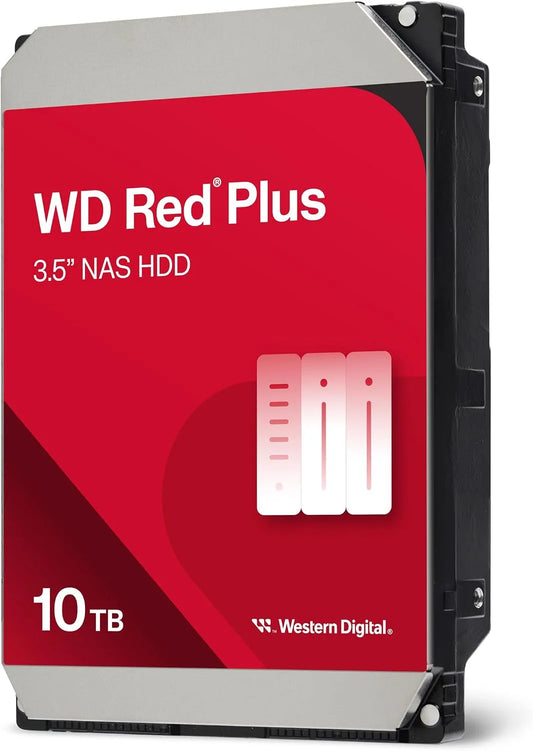 Modèle 6Gb 6Gb 10TB 6Gb/s 512MB WD Red, 7200 RPM, Cache, Plus NAS 3.5' Internal Hard Drive, SATA 6Gb, CMR