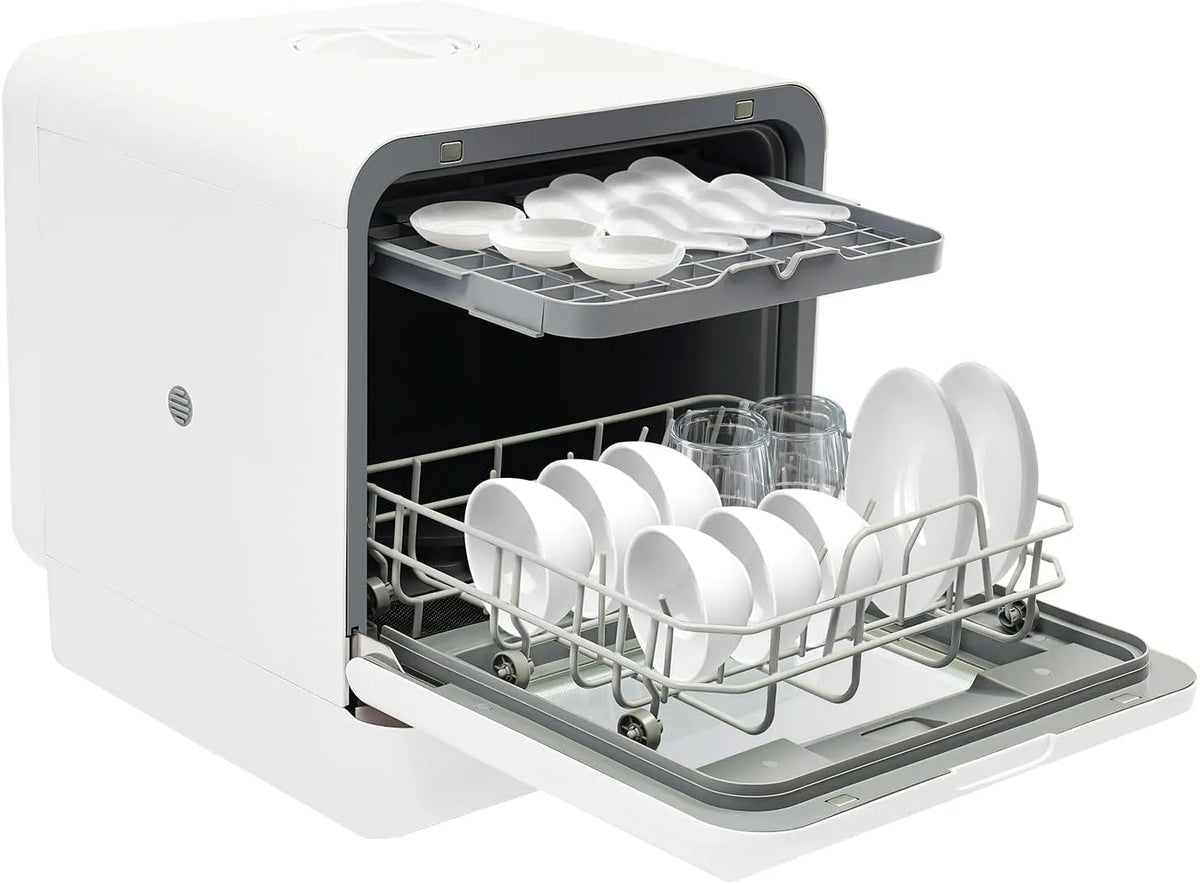 Lave-vaisselle, Bureau Electrique, Appartements, Bateaux, Etc, capacité 6L Mini, Portable Compact, Pour Les Petites Maisons, Dortoirs