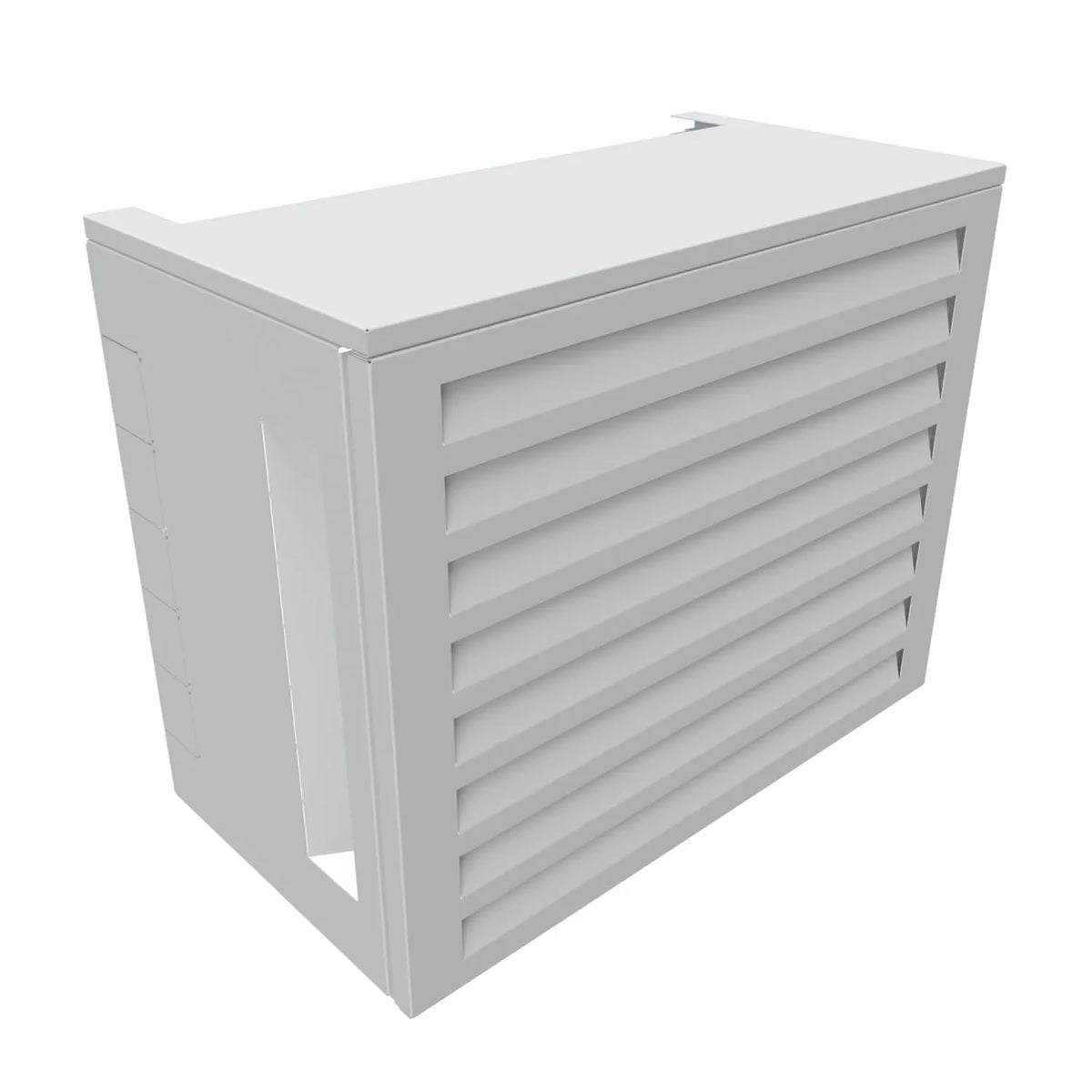 Climatiseur Cache, Taille 0: H. 69 x L. 90 x P. 50 cm, ATOLE en Aluminium Thermolaqué, finition blanche
