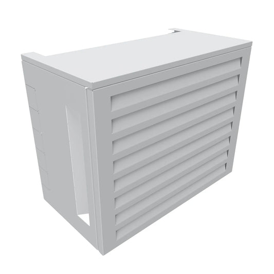 Climatiseur Cache, Taille 0: H. 69 x L. 90 x P. 50 cm, ATOLE en Aluminium Thermolaqué, finition blanche