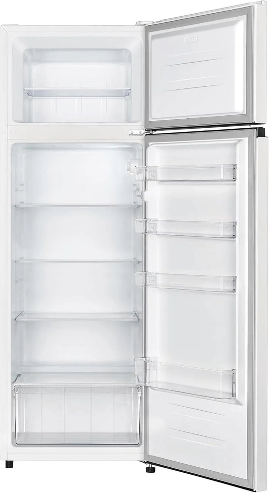 Réfrigérateur EFT 1612 WH, 1,43m, Grande Capacité de 204L, Statique, Installation Facile, Éclairage Intérieur, finition blanche