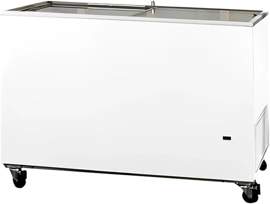 Congélateur 1750 MBH, avec porte vitrée 550 litres pour la restauration. c industriel, x 629 x 892 mm, capacité 555 L, avec portes coulissantes