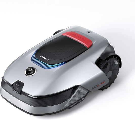 Dreame tondeuse 1200, A2 robotisée, Coupe de précision EdgeMaster de 5 cm, 1200 m, LiDAR 3D à 360° et Vision IA, 26,5°, sans Fil, sans RTK, pour m²