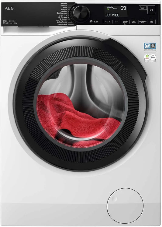 AEG lave-linge LFR7304L4B 7000, à à à chargement frontal 11kg 1400RPM Installation Libre Fonction, Série finition blanche, Vapeur