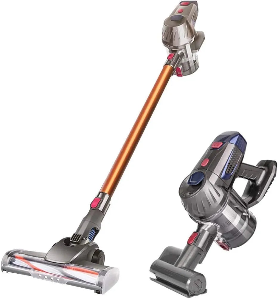 Aspirateur, À Main Rechargeable Ultra-silencieux À Bâton Léger, Sans Fil 120W À Deux, Moteurs