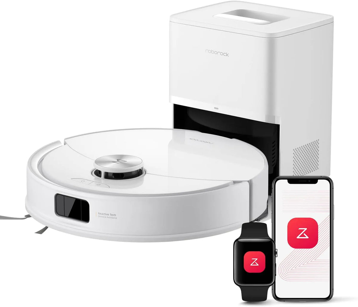 Roborock aspirateur robot Q10 10000, Système VibraRise 2.0, Navigation & Cartographie, Vidage Automatique, Évitement d'obstacles, Pa Aspiration, APP