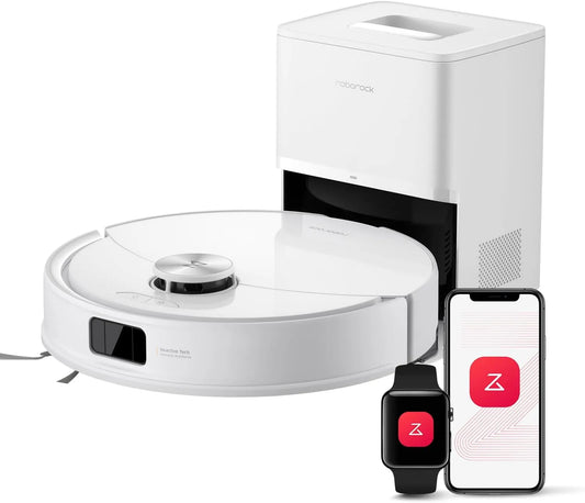 Roborock aspirateur robot Q10 10000, Système VibraRise 2.0, Navigation & Cartographie, Vidage Automatique, Évitement d'obstacles, Pa Aspiration, APP