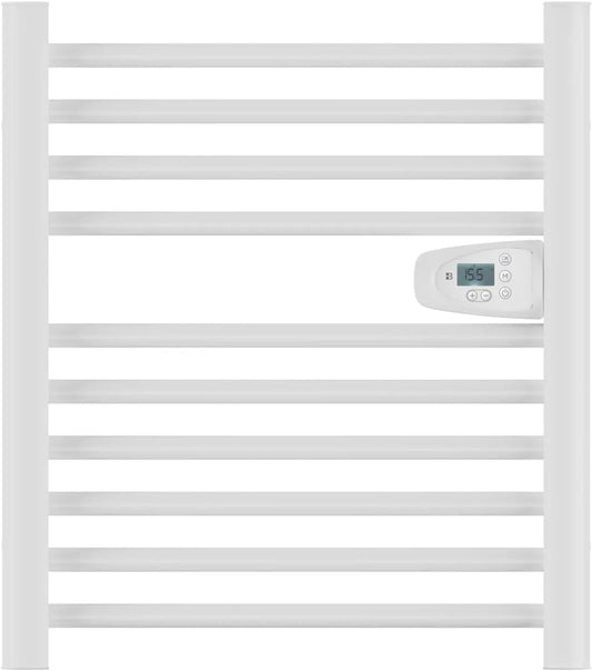 Modèle H.62xL54cm BESTHERM, Sèche-serviette électrique sans fluide 300W HESTIA finition blanche