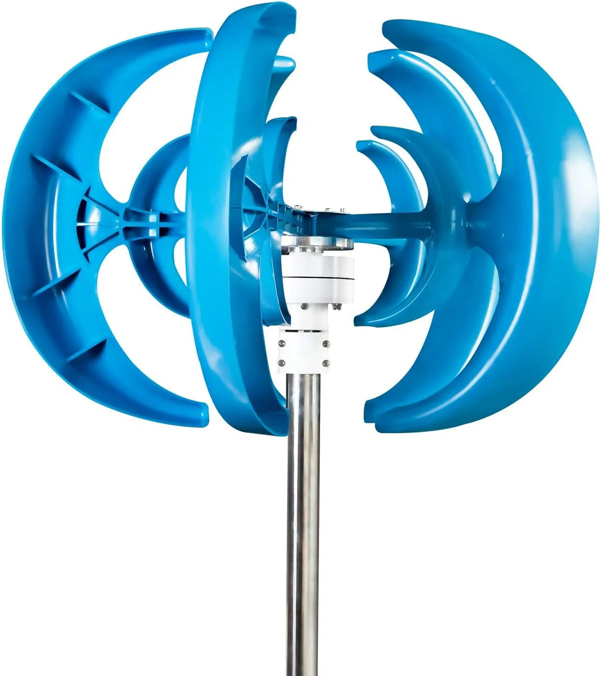 Générateur électrique, d'éolienne à axe Vertical 20000W, éolienne en Spirale Basse Bruit 12V 24V 48V avec régulateur de Charge PWM