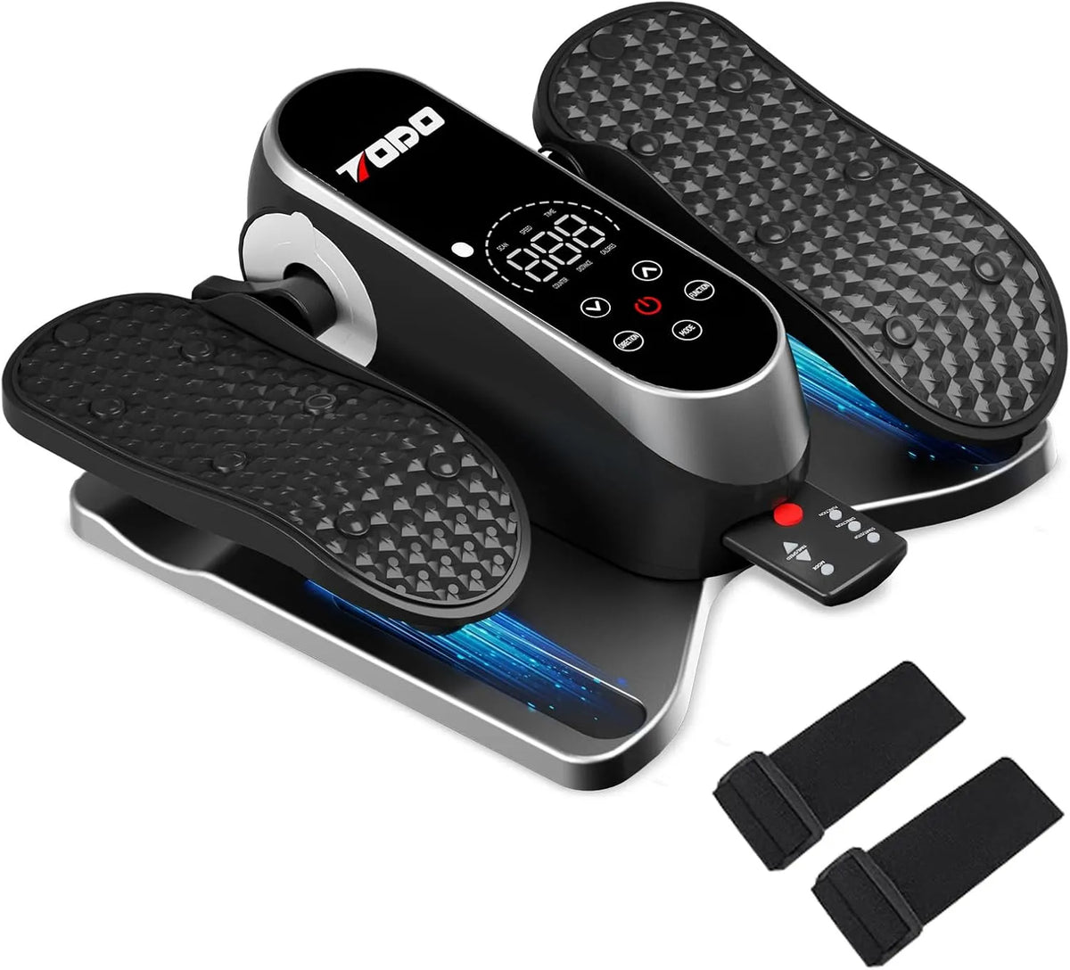 Vélo, TODO Mini Vélos Elliptiques sous Le Bureau, Automatique, Sangle de Pied, d'appartement avec 12 niveaux de vitesse & Mode Manuel