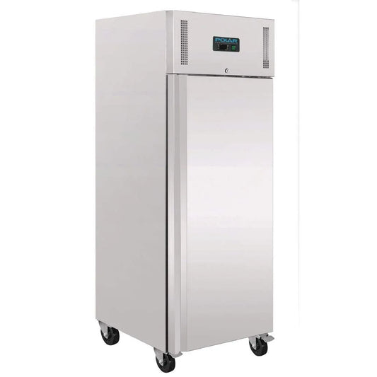 Armoire réfrigérée Polar Refrigeration U632, dimensions 2010x745x835mm, positive U-Series 350W 650 litres, 2°C à 5°C, Acier inoxydable