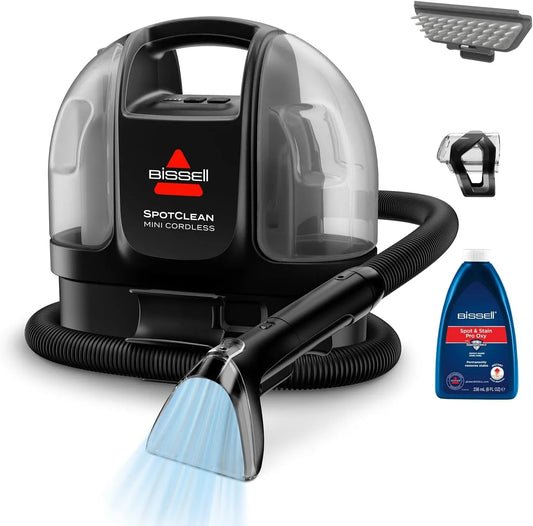 Canapé 40651, Compact et Léger, Bissell SpotClean Mini Shampouineuse sans Fil, et Plus Encore, Idéal pour Les Nettoyages Rapides, Bateau