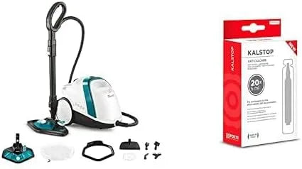Polti modèle 100_T, 4 Bar, Vaporetto Smart, 9 Accessoires + Kalstop Accessoire Nettoyeur Vapeur Anti-Calcaire