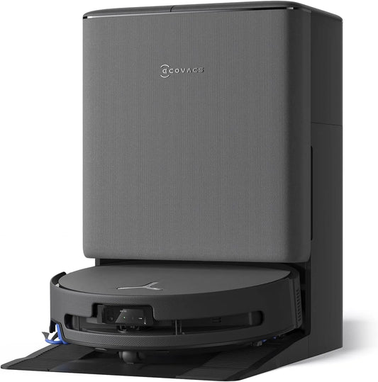 Ecovacs aspirateur X9S, aspiration 30 000 Pa, DEEBOT PRO Omni Robot et serpillère, balai à rouleau OZMO autonettoyant instantané, zéro nœud