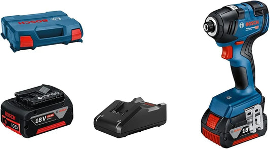 Bosch modèle, avec 2 batteries GBA 18V 4.0Ah 18V-200 18V-40, chargeur rapide GAL, L-Case