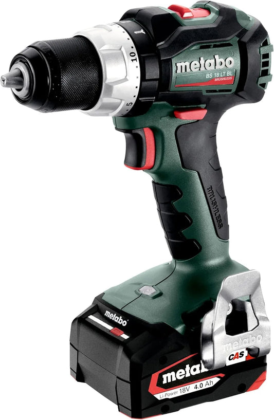 Metabo TALADRADORA BS 18 LT, ATORNILLADORA DE BATERÍA SIN ESCOBILLA_Con batería de Litio 18 V, BL Couleur