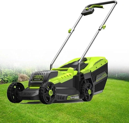 Pelouse électrique et déthatcher avec moteur de 15 A Scarificateur de, sac de 58 litres, profondeur réglable pour une santé de la pelouse